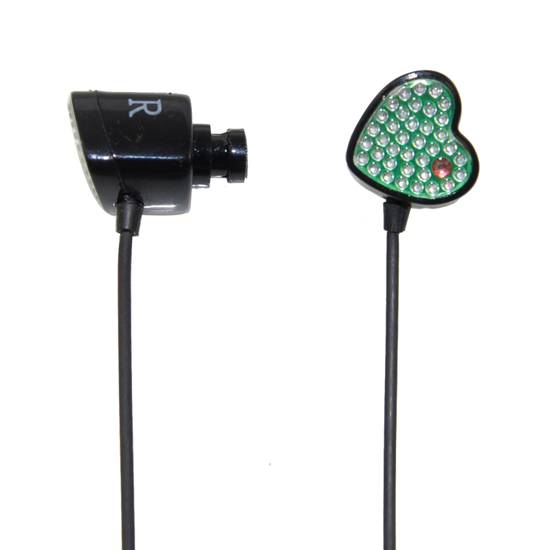 OEM-E112 Cheap wired in-ear fake diamond earphone