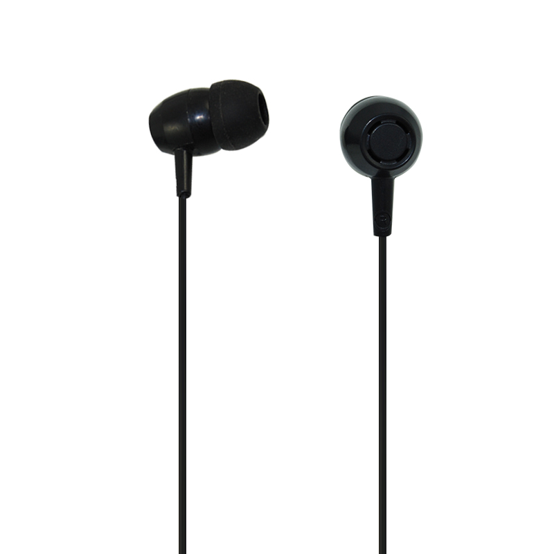 OEM-E140 Fashionable Black matte earphone manufacturers