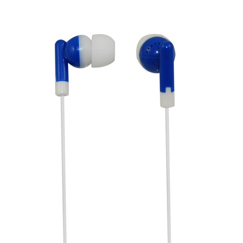 OEM-E142 Wholesale disposable blue earphones for railway