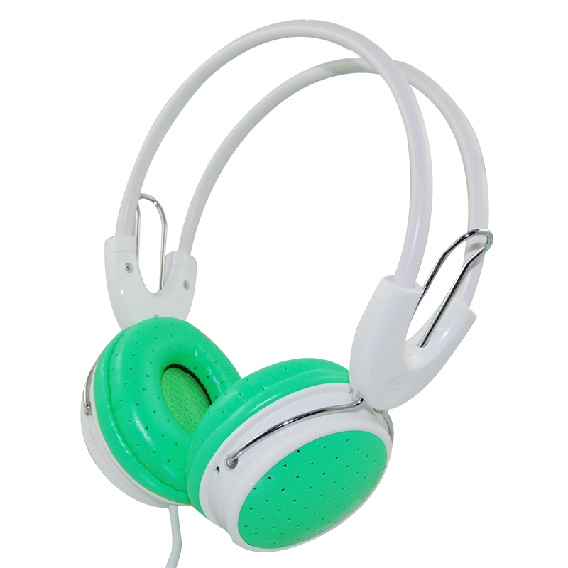 OEM-X138 green color stylish high quality wired headset