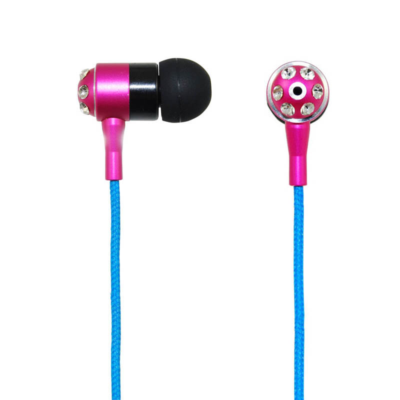 OEM-M127 Colorful cheap metal in-ear earphone