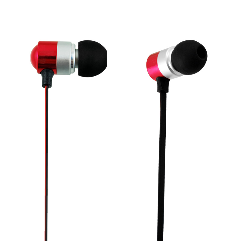 OEM-E158  Hot sale metal in-ear earphones with micrphone