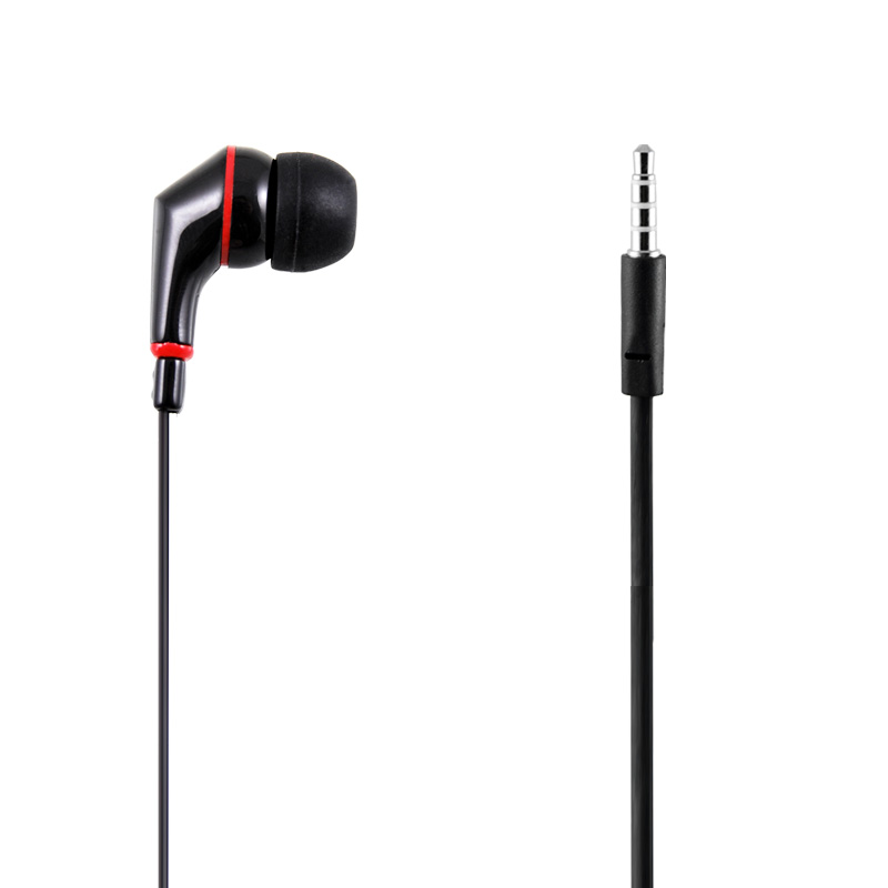 OEM-E156 Flat cable headphones with mic for mobile phone
