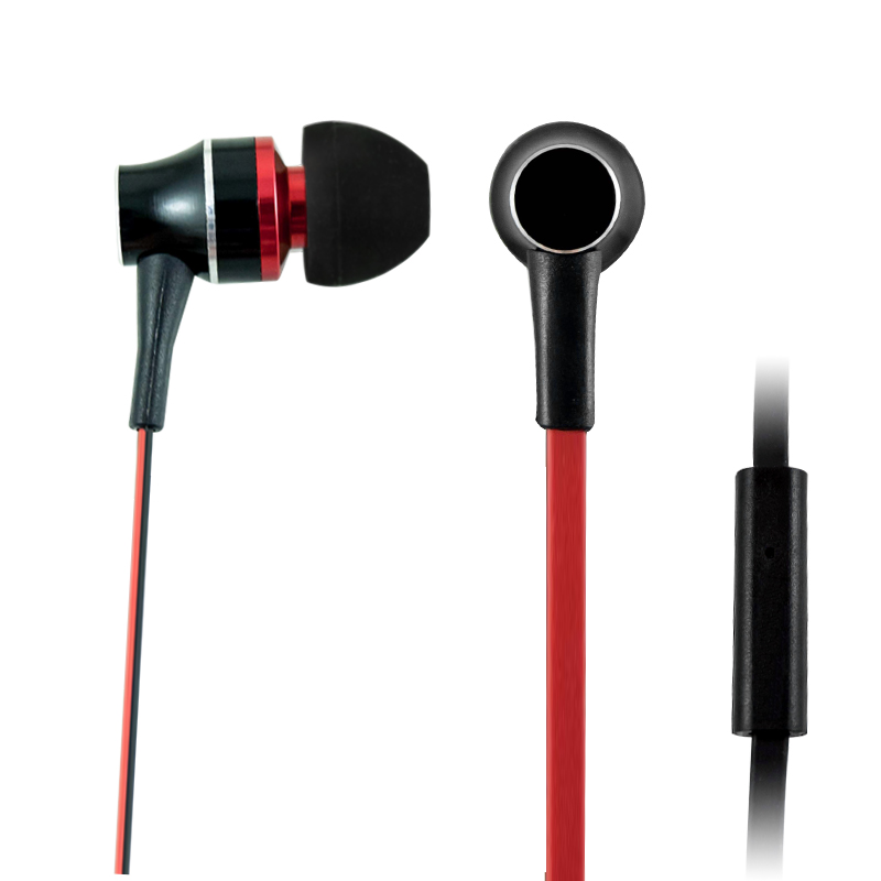 OEM-M136 metal earphone with deep bass for mobile phone