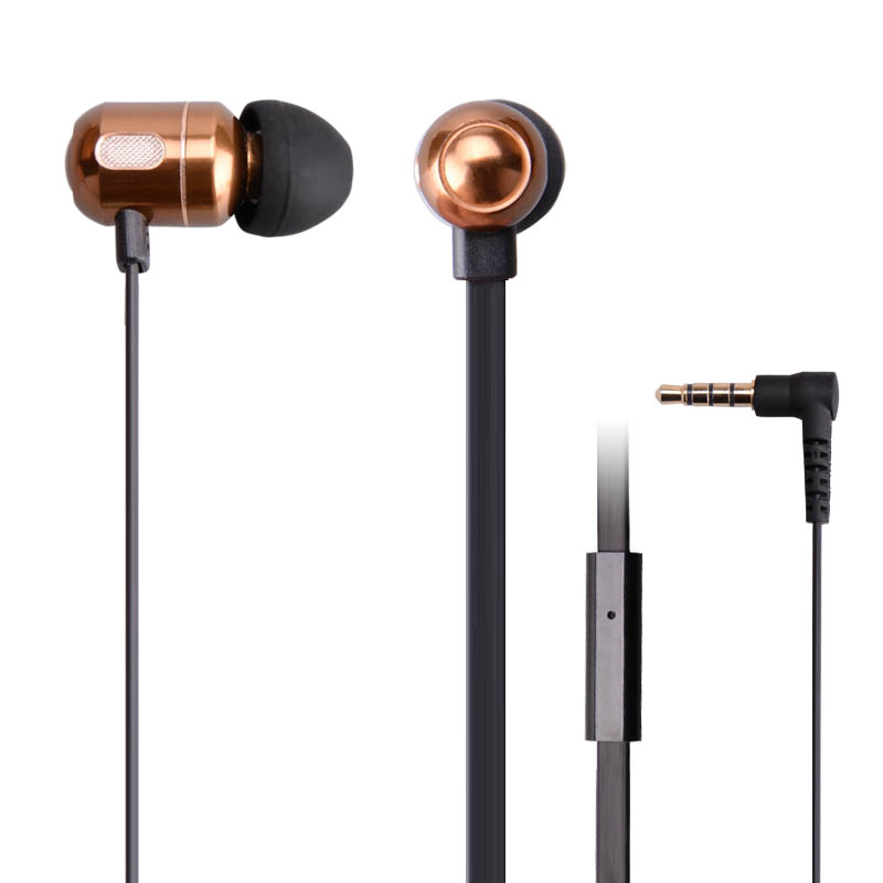 OEM-M152 gold color brand new earphones
