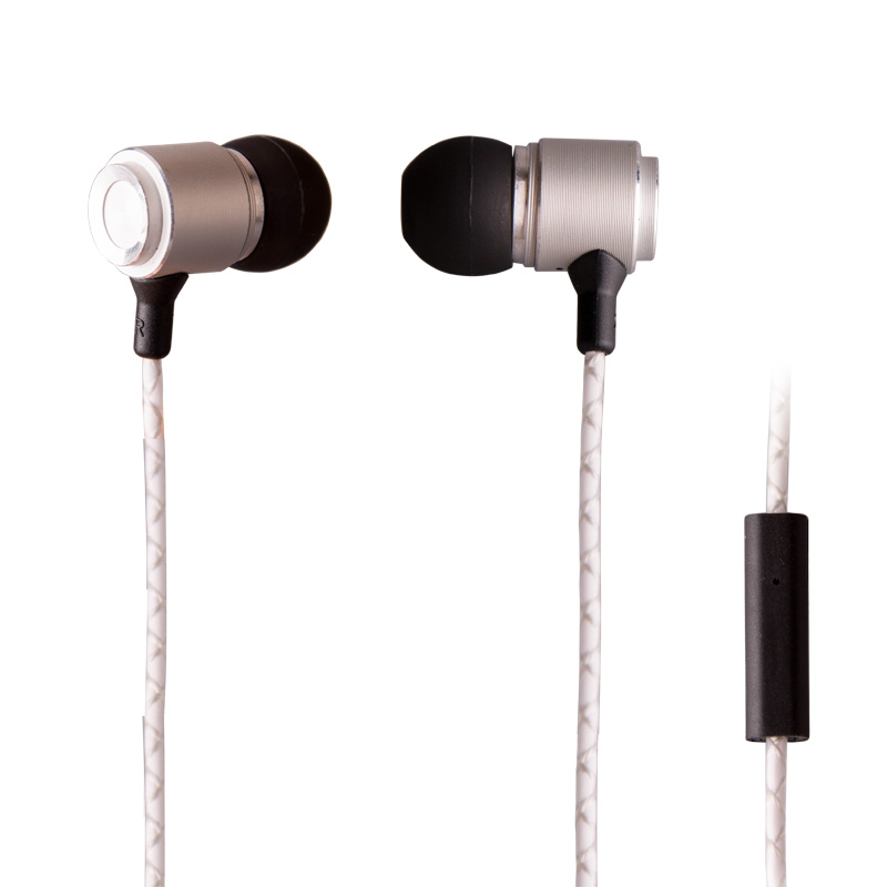 OEM-M155 metal in-ear earphones high quality mustic earbuds 
