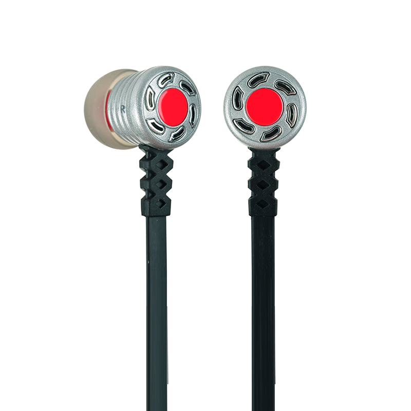 OEM-EM110 Metal in ear earphone with screw thread pattern